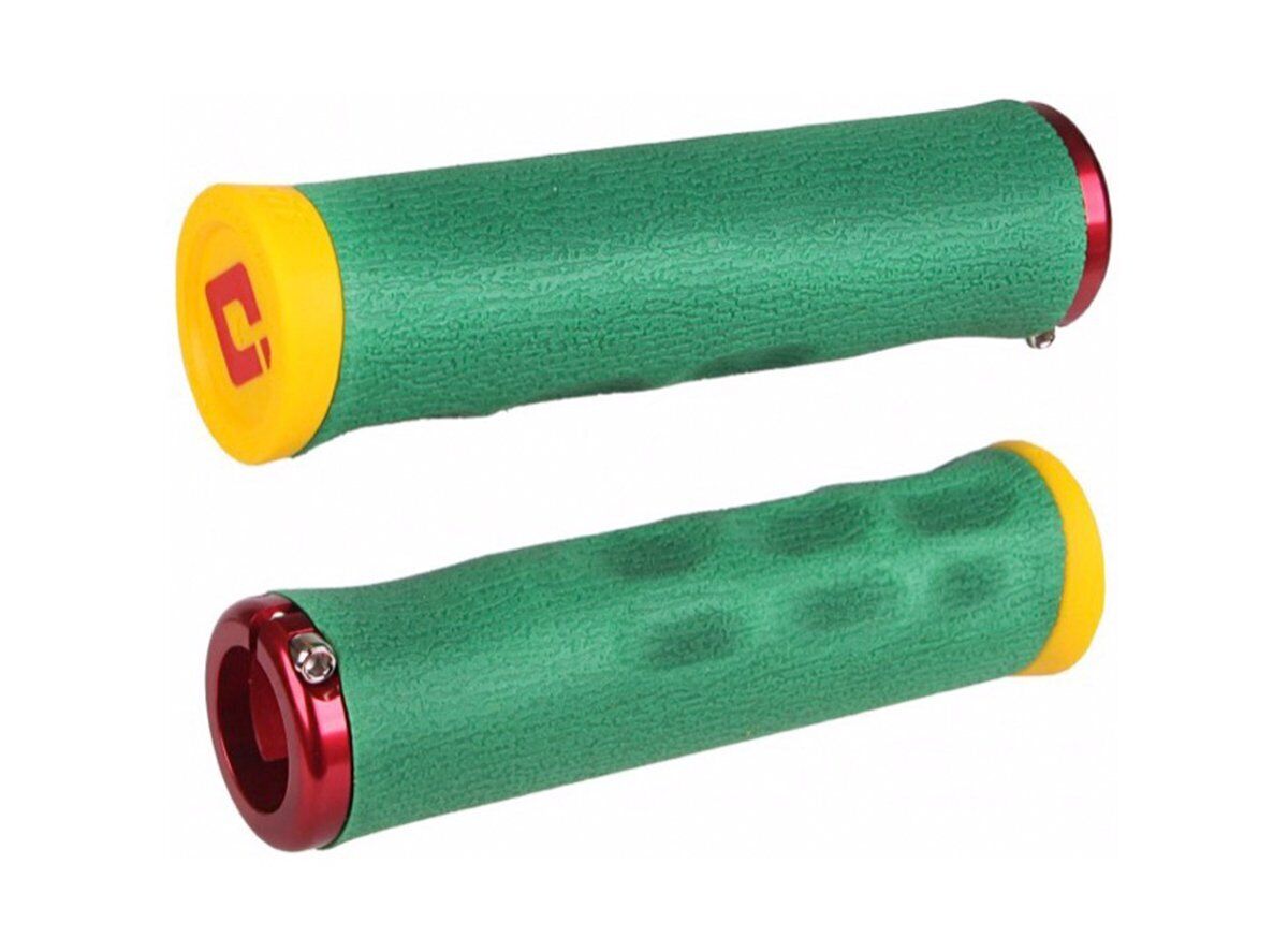 Odi Dread Lock Grips F-1 Series Lock-On 130mm Made in USA Rasta Color