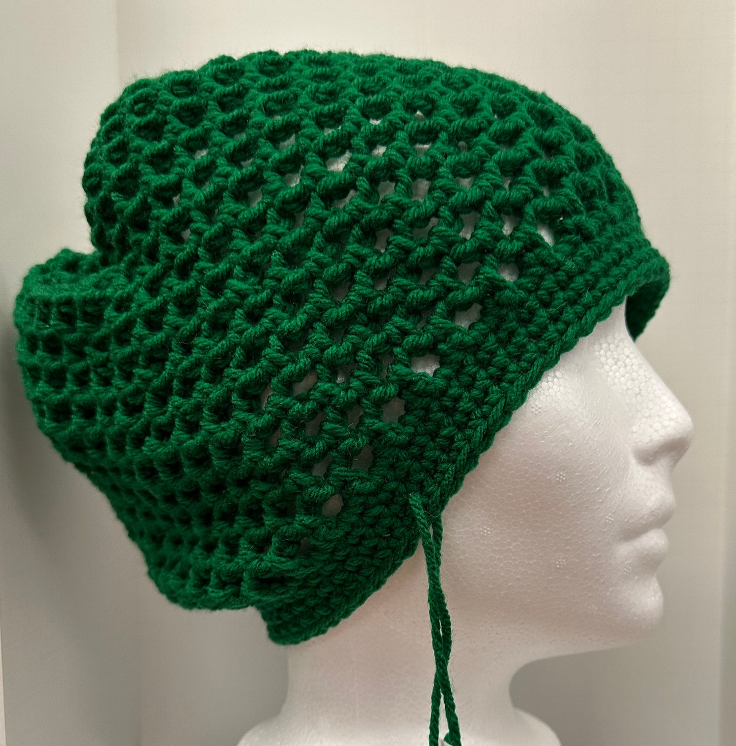 Mesh Slouchy Crochet Beanie