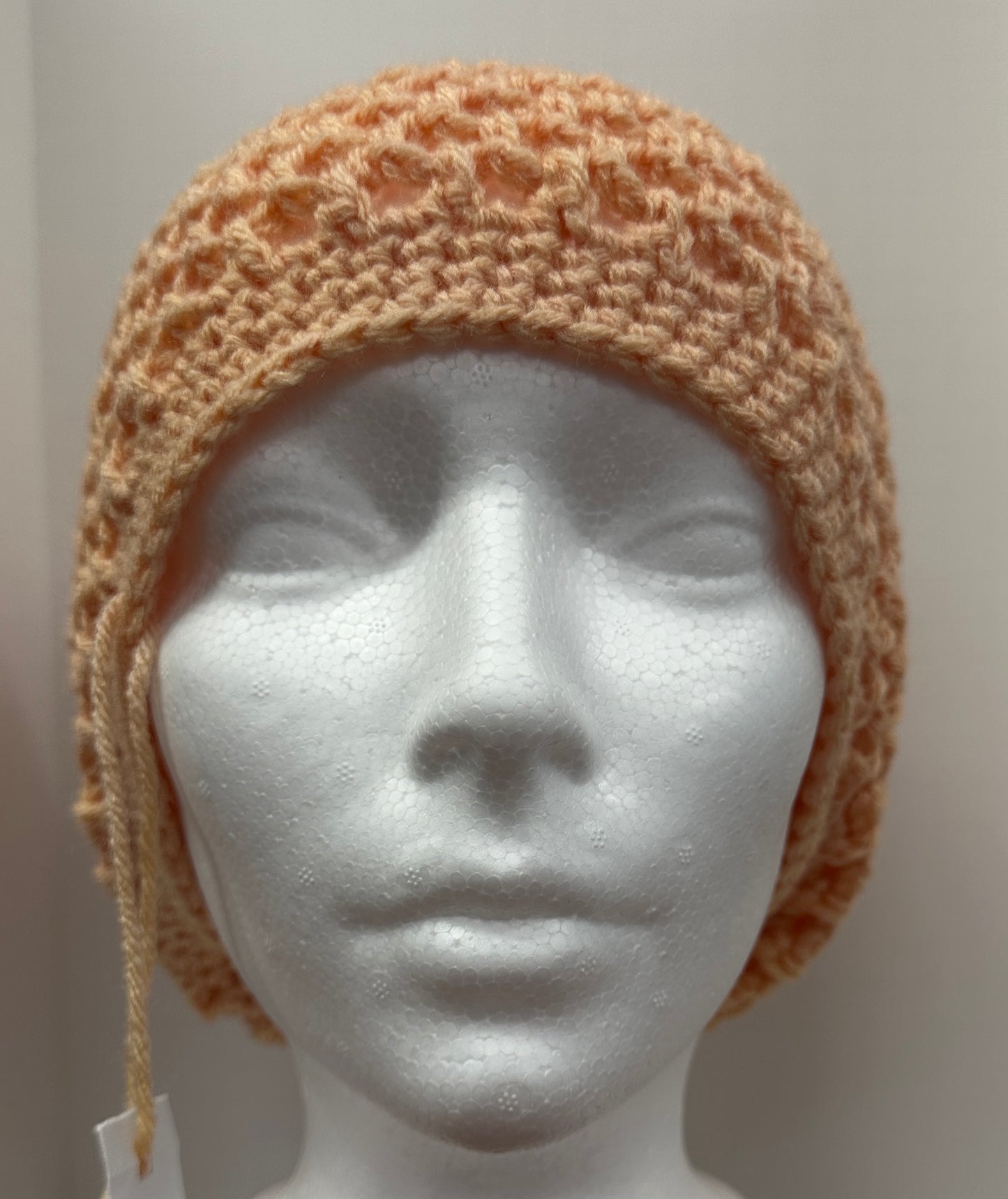 Mesh Slouchy Crochet Beanie