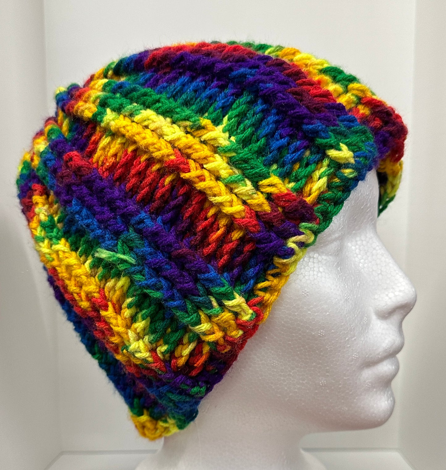 Chunky Ribbed Crochet Beanie