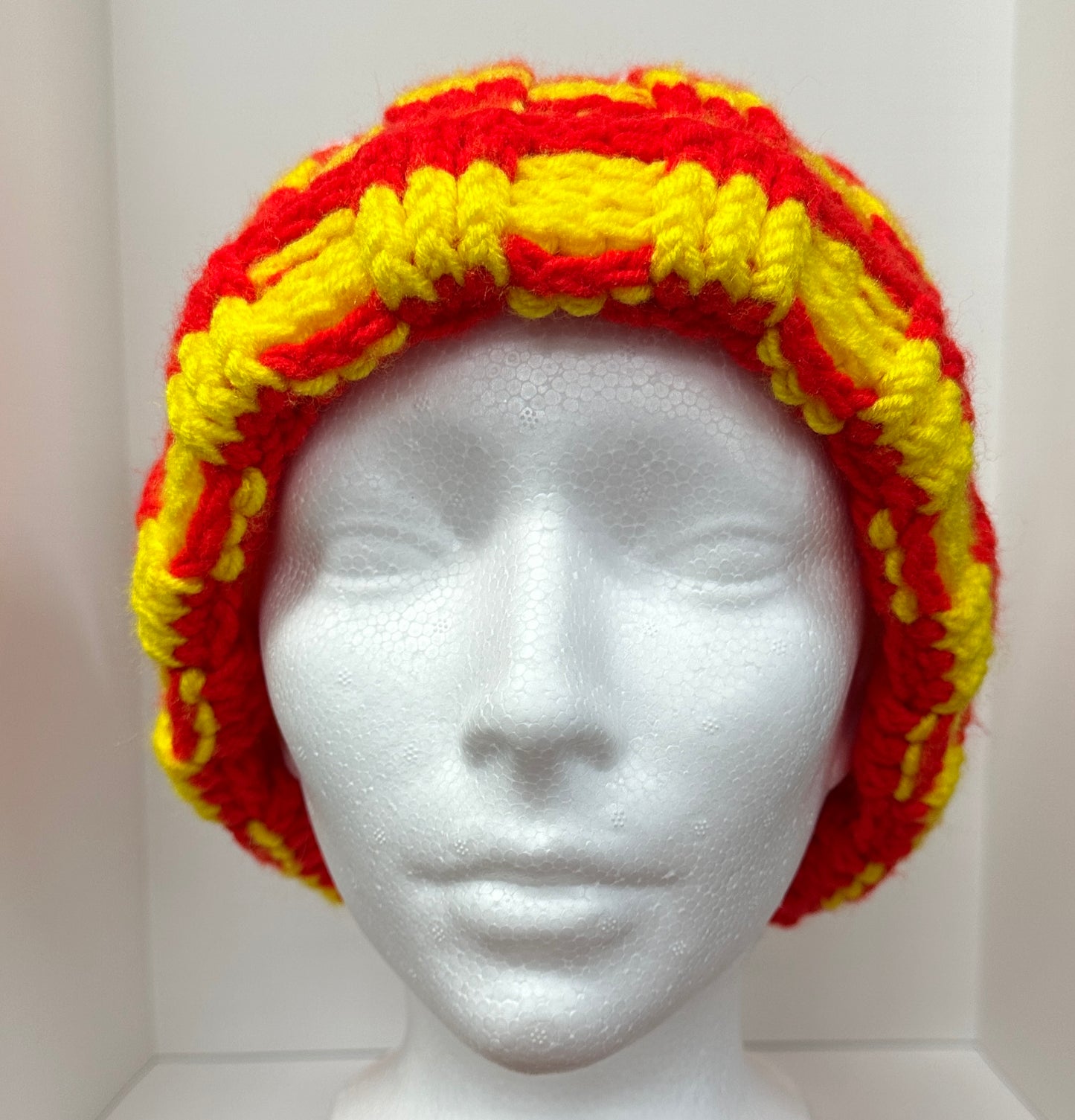 Chunky Ribbed Crochet Beanie