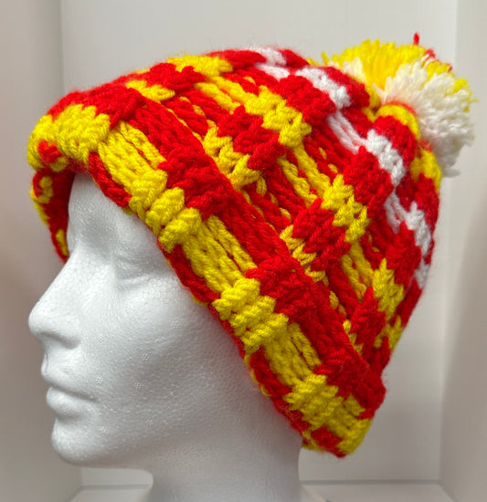 Chunky Ribbed Crochet Beanie
